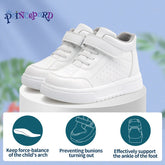 Princepard Kid Sneakers Orthopedic Boys Girls' Shoes High Back Ankle Support Children School Sporty White Casual Shoes - Princepard